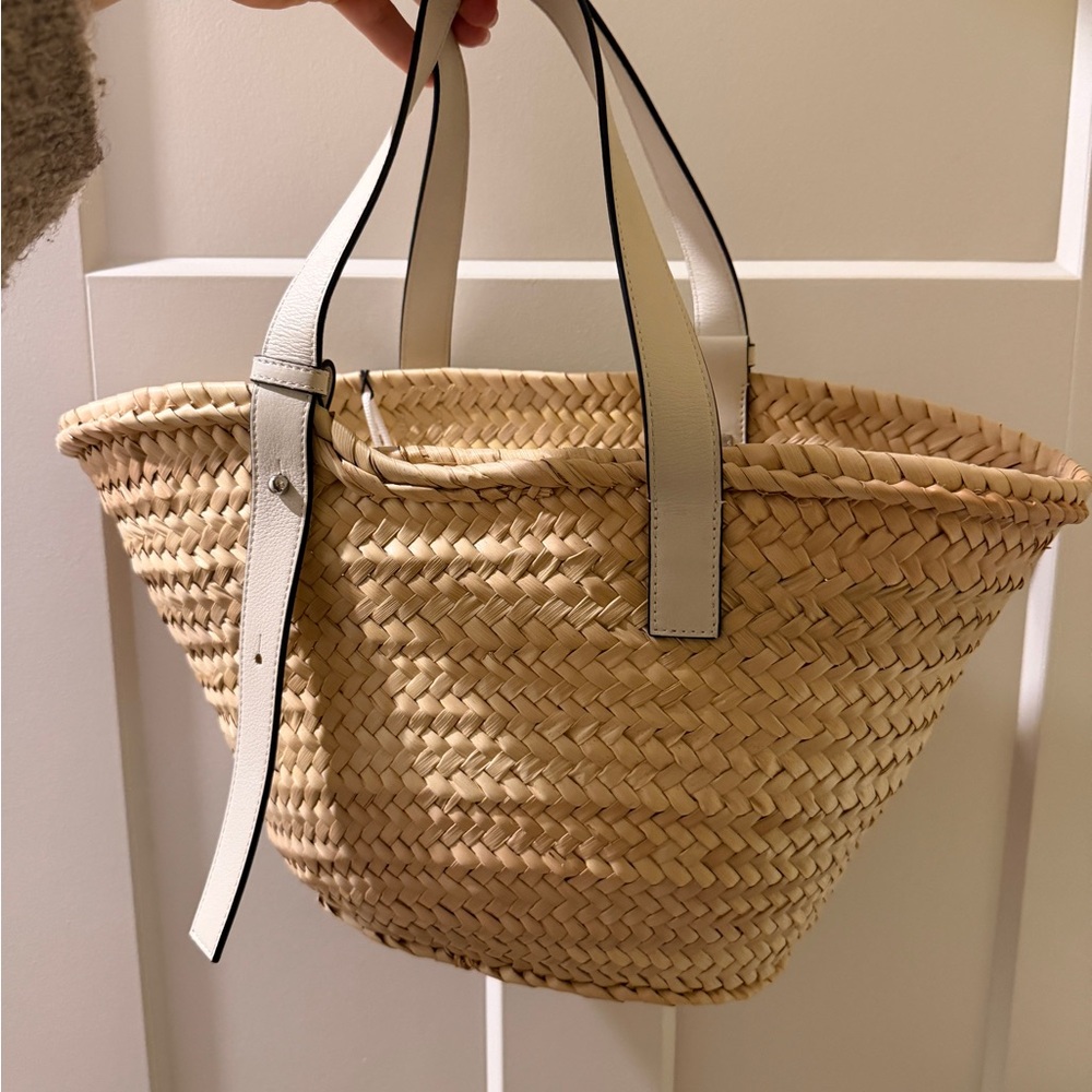 Loewe White Basket Bag - Picture 2 of 3